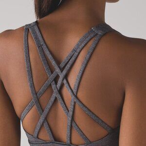 Lululemon Free To Be Serene Heathered Sports Bra
